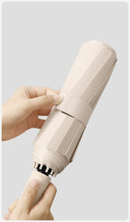 1 y 2 Especificaciones Opcionales, Paraguas Plegable con Hebilla Totalmente Automática, y Protección Solar, Adecuado Tanto para Hombres Como para Mujeres, Paraguas de Viaje, Con un Diámetro de 106cm/41.2 pulgadas Cuando Está Abierto, Robusto y Duradero, P