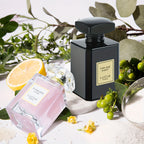 2 Frascos de Perfume Transparente para Mujer, Rosa, Vainilla, Jazmín, Suave y Dulce, Perfume Promocional para Mujer, Textura Avanzada, Fragancia Avanzada, Fragancia Floral Encantadora de Larga Duración, Recomendado para Citas, Viajes, Regalos para Mujeres