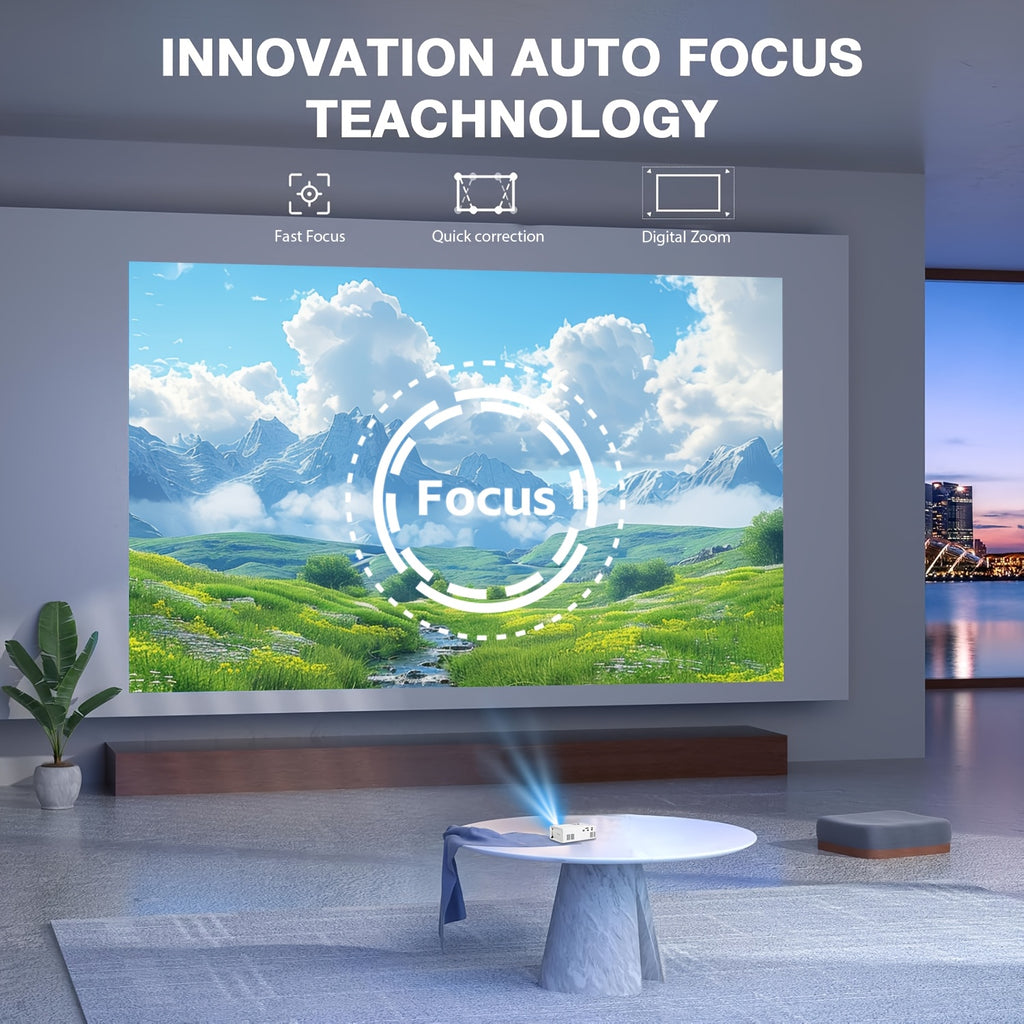 Proyector | Proyector portátil, compatible con 1080P, conexión USB, control remoto - Compatible con smartphones, tabletas, portátiles, TV Sticks