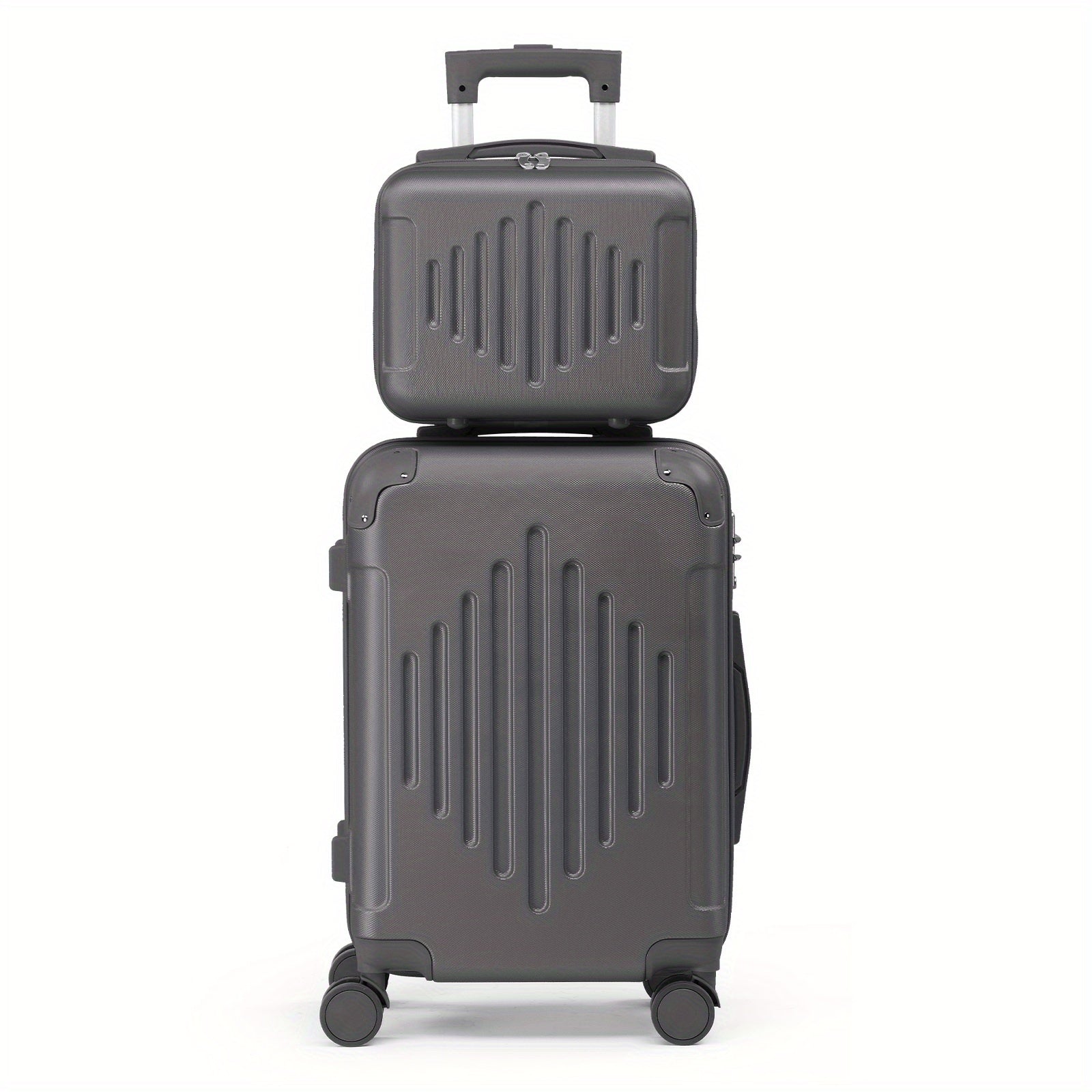 Maletas de Viaje 2 Piezas con Ruedas Giratorias, Ligero y Aprobado para Aerolíneas, Carcasa Dura ABS, Tamaño 12"+20", Set de Equipaje de Mano