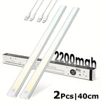 Luz LED recargable con sensor 2 piezas inalámbrico | Armario cocina escalera y dormitorio