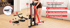Esta versátil máquina de escalón ofrece funciones de esquí y escalada, es plegable para uso doméstico e incluye pedales anchos antideslizantes y manillares para mejorar la quema de grasa. Viene 90% preensamblada para una fácil configuración y se puede gua