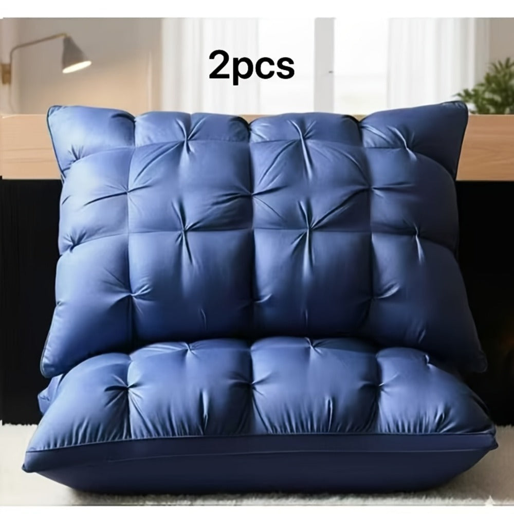 Almohadas de Lujo 74*48 Calidad de Hotel, Soporte Cervical para Sueño Profundo, Núcleo de Almohada Alto para Todas las Estaciones, Diseño Moderno de Almohada | Textura Suave en la Parte Superior, Almohada para Dormir, Almohada Cervical, Lavable a Máquina,