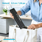 Impresora Térmica Portátil A10 Mejorada, Impresora Térmica Sin Tinta Compatible con Tamaño Carta US y A4, para Negocios/Oficina/Hogar, Compatible con Teléfono, Tablet y Laptop, Viene con 10 Hojas de Papel Térmico