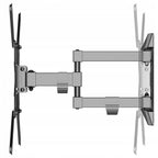 Soporte giratorio para TV LCD LED de 32" - 55" con brazo 3D USB ajustable. Soporte de pared giratorio para TV y monitor de PC. Brazo de acero 3D ajustable con capacidad de carga de 22 kg. Soporte de TV móvil con alcance de 50 cm y organizador de cables. S