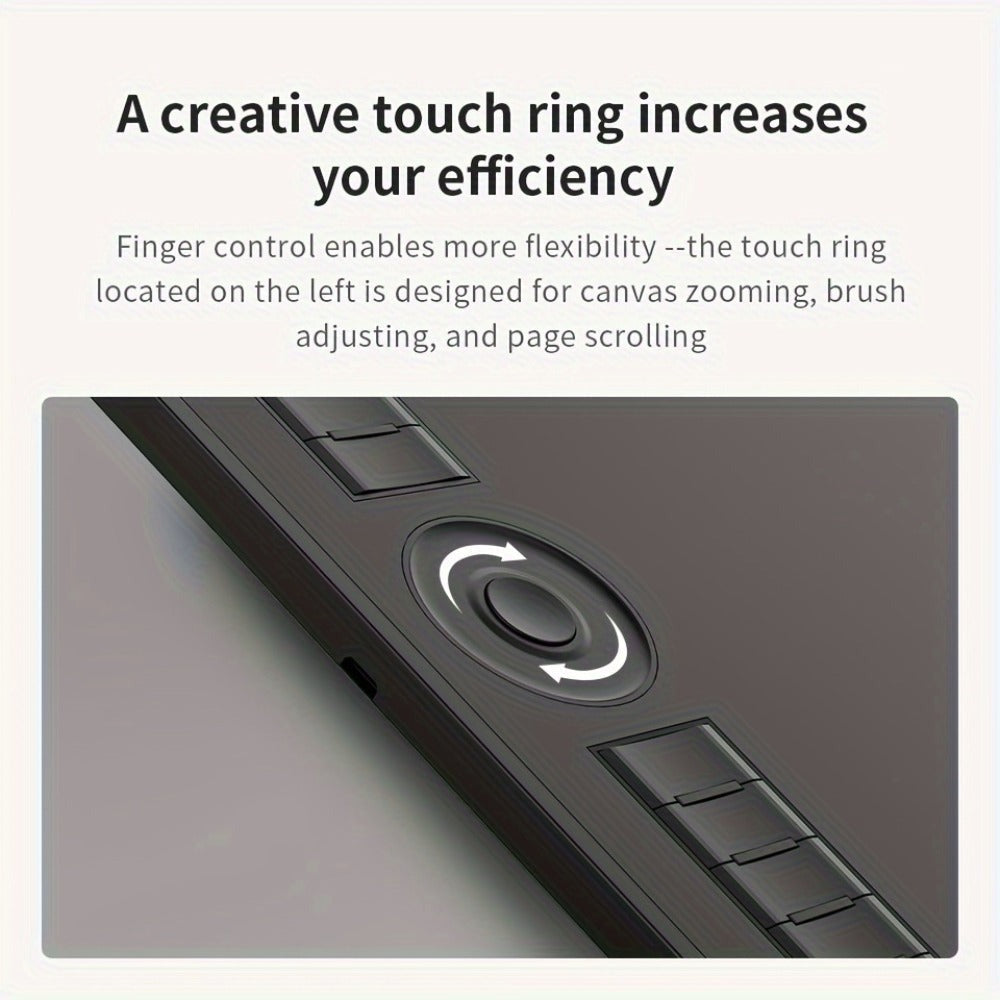 GAOMON M10K Tableta Gráfica Profesional Grande Compatible con Mac y PC, Mesa de Dibujo Grande con Lápiz Óptico sin Batería, 8192 Niveles, 10 Teclas de Acceso Rápido, - Adecuada para Arte Digital, Edición de Fotos, Diseño, para Uso de Oficina
