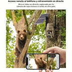 Cámara de seguridad solar inalámbrica para exterior 4G LTE con tarjeta SIM, sin necesidad de WiFi, adecuada para vigilancia empresarial, sensor de movimiento PIR, comunicación bidireccional, visión nocturna a color, almacenamiento en la nube y ranura para