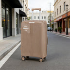 Maleta de PP de 24 pulgadas con ruedas silenciosas y suaves, y cerradura de combinación antirrobo, ofrece viajes seguros y silenciosos. Duradera, ligera y fácil de manejar, ideal para viajes de larga distancia, escapadas cortas, salidas diarias y todas la