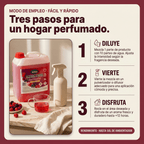KIMIA - Ambientador de Hogar Red Berries 5L | Perfumador Cocentrado con Fragancia Duradera a Frutos Rojos | Para Cualquier Estancia de Casa, Coche y Oficina | Fórmula Concentrada | Ambiente Fresco y Perfumado