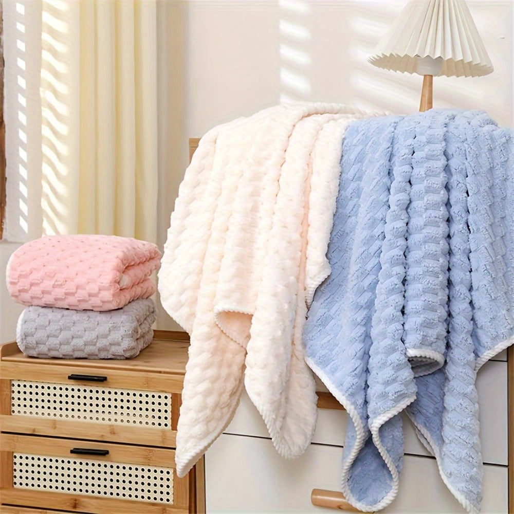 Juego de 4 toallas de baño de lujo ultra suaves, altamente absorbentes, ideales para spa y deportes, toallas de secado rápido para uso en el gimnasio, que miden 140 por 70 cm
