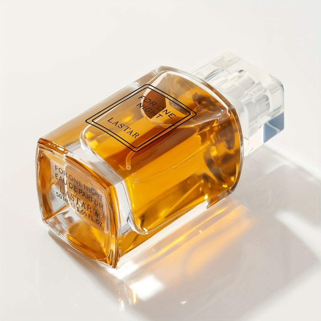 Perfume amaderado para hombre de 50 ml, cedro y pachulí, color ámbar, frasco de cristal exquisito, perfume de larga duración, para realzar el ambiente, adecuado para citas y fiestas, un regalo de festividades para tu novio