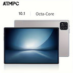 Tabletas Android | ATMPC, Tablet Android, Tablet Android 14 de 10 pulgadas con procesador Octa-Core, 12GB (4GB+8GB) y 128GB de almacenamiento