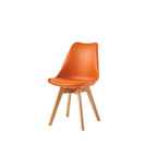 Sillas de comedor MCC Direct en juego de 4 piezas, sillas de cocina, sillas de oficina, silla de concha de diseño, "Eva" disponible en 7 colores de moda