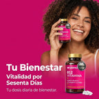 Vitamina B12 1000µg Alta Dosis | 60 Cápsulas Veganas - Sin OGM | Cianocobalamina Alta Absorción | San Pro