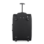 1pieza de 53 x 36 x 18 cm Equipaje de cabina ligero maleta de mano maleta pequeña de tela para equipaje de mano de avión para Lufthansa Eurowings Ryanair maleta con ruedas estuche de tela