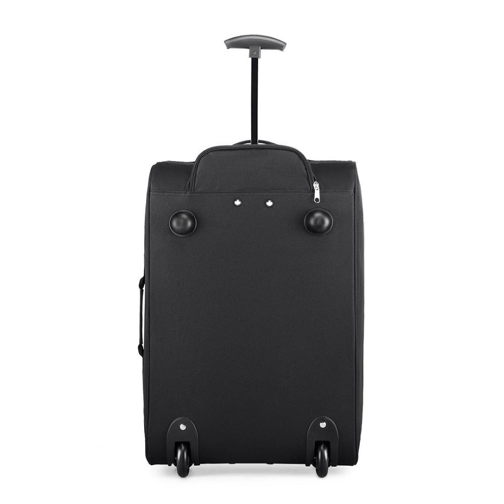 1pieza de 53 x 36 x 18 cm Equipaje de cabina ligero maleta de mano maleta pequeña de tela para equipaje de mano de avión para Lufthansa Eurowings Ryanair maleta con ruedas estuche de tela