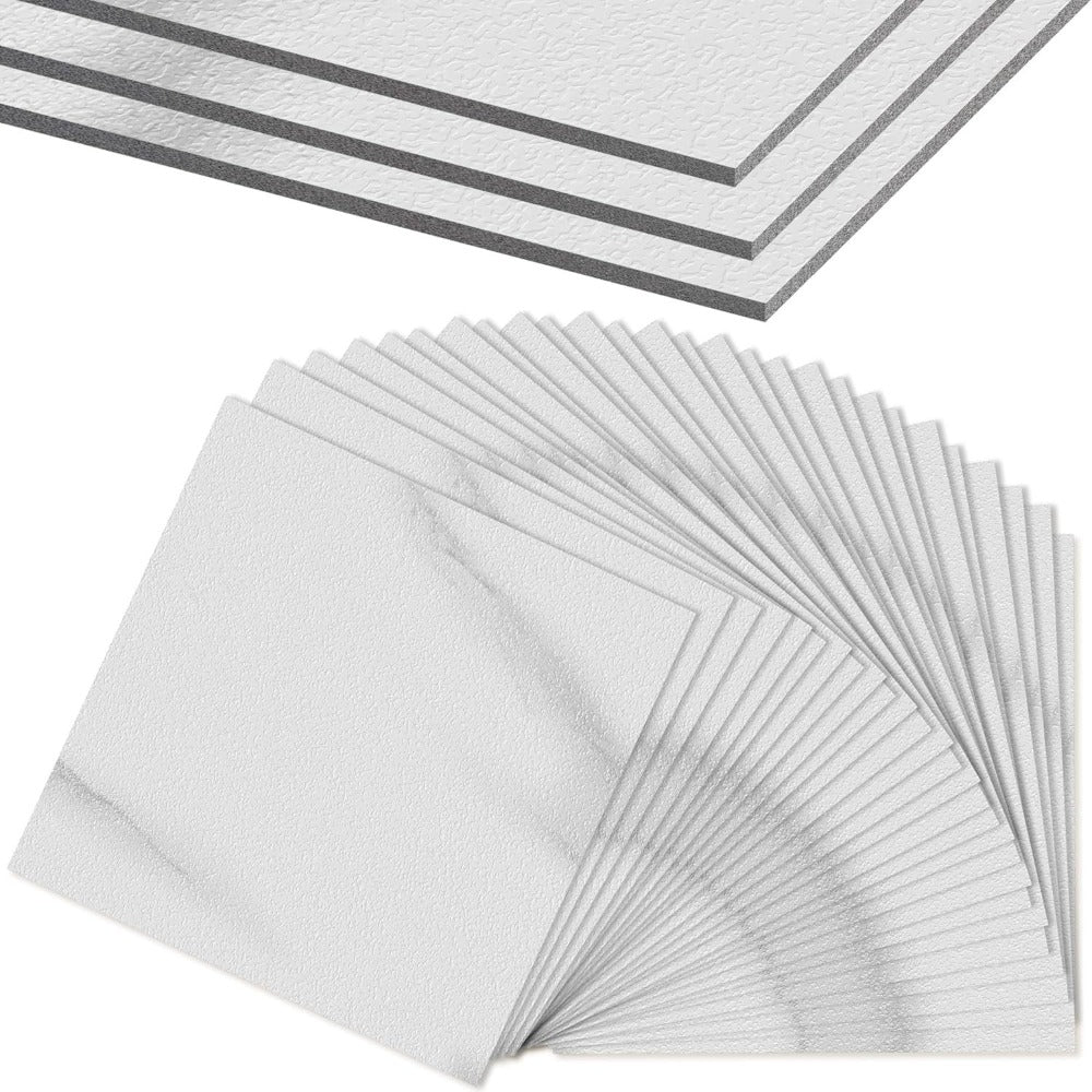 Suelo de vinilo autoadhesivo 54 piezas | Cocina baño salón y reforma DIY