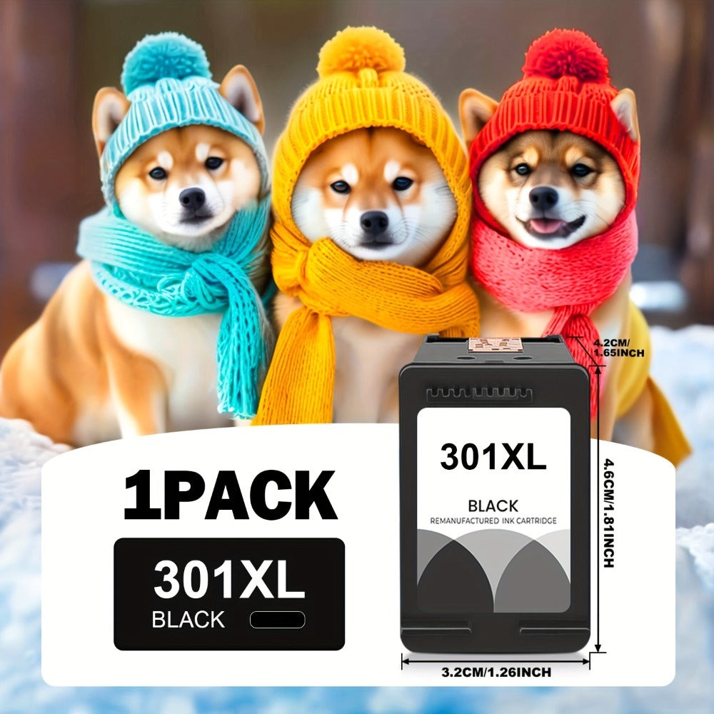 Cartuchos de tinta de color negro compatibles 301XL 301 para impresora HP Deskjet 1110 1111 1112 Envy 4510 4511 4512 Officejet 3830 3831 3832 4650 4652 4654