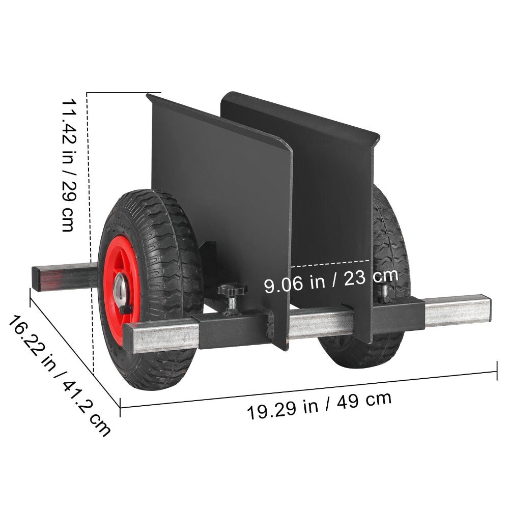 Carro para puertas y paneles de yeso VEVOR de 600 libras con rueda neumática de 8"