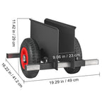 Carro para puertas y paneles de yeso VEVOR de 600 libras con rueda neumática de 8"