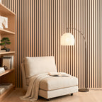 Paquete de 2/4 Paneles Acústicos Autoadhesivos, Tamaño 60*120 Cm, Fieltro Absorbente de Sonido, Diseñados Específicamente para Aislamiento Acústico y Reducción de Eco. Paneles de Pared Decorativos con Diseño de Grano de Madera, Adecuados para Decorar las