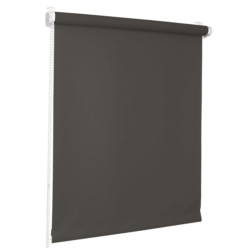 Persiana de Pared • GRÁFITO • 21 tamaños • BOJANEK MAXI ROLLER • instalación en hueco de ventana o techo • elegante persiana de tela opaca y decorativa • perfecta para sala de estar, dormitorio, cocina y oficina • cubierta de ventana que protege contra el