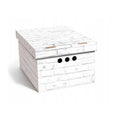 Caja de almacenamiento decorativa de cartón, 1 pieza, con estampado, para ropa, artículos pequeños, documentos, ideal para hogar, oficina o armario, dimensiones: 35x26.3x18.6 cm