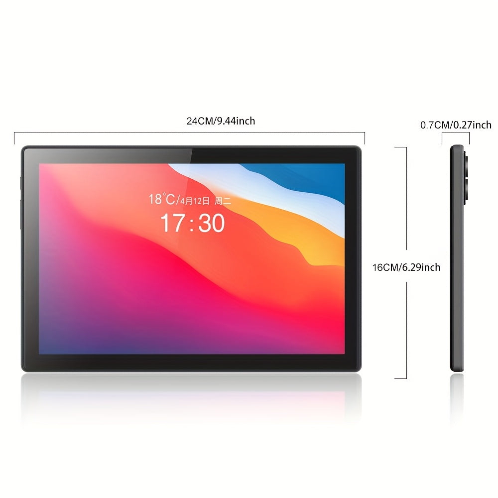 Tabletas Android | CRELANDER Tablet PC de 10.1 pulgadas, Nueva Tablet Android, 12GB (4GB+ 8GB Expandible) RAM y 128GB ROM, Soporte para Expansión
