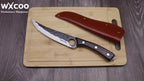 1 cuchillo de deshuesar de cocina con funda, cuchillo para frutas, cuchillo pelador, cuchillo para frutas, verduras, pescado y carne, cuchillo de carnicero, cuchillo de corte profesional, cuchillo de chef afilado, cuchillo para barbacoa, cuchillo multiuso