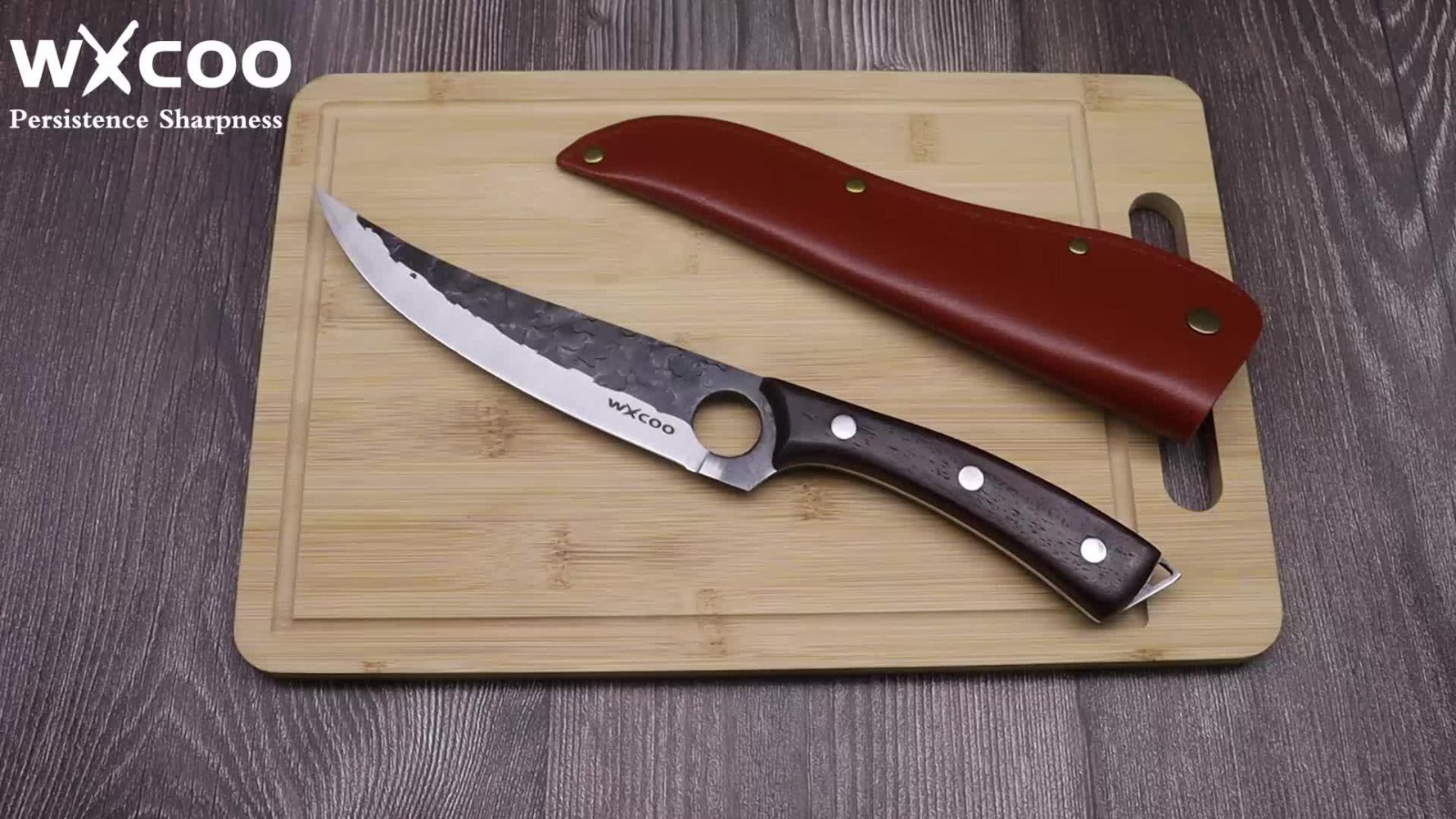 1 cuchillo de deshuesar de cocina con funda, cuchillo para frutas, cuchillo pelador, cuchillo para frutas, verduras, pescado y carne, cuchillo de carnicero, cuchillo de corte profesional, cuchillo de chef afilado, cuchillo para barbacoa, cuchillo multiuso