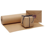 1 Rollo de papel kraft marrón 60 cm × 15 m – Papel en bobina multiuso para embalaje, envolver regalos, patronaje, manualidades, artesanía, decoración e industria