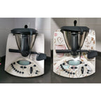 APCym Vinilo para Thermomix TM31 MOD. COFFE HOT Pegatinas decorativas compatibles con robot de cocina Thermomix TM31, diseño de accesorios de cocina, resistente al agua, autoadhesiva