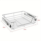 Organizador de gabinetes de cocina telescópico con cajones extraíbles, estante extensible, organizador de cajones de cocina, cesta de estante de cocina extraíble, cajón de dormitorio extraíble, extensión completa, capacidad de carga de 20 kg
