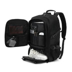 Mochila de Viaje para Cabina de Avion 45x30x20 para Vuelo Barato Equipaje de Mano y Espaciosa con Compartimento para Zapatos y Mochila Antirrobo Multifuncional para Viajes 2210.