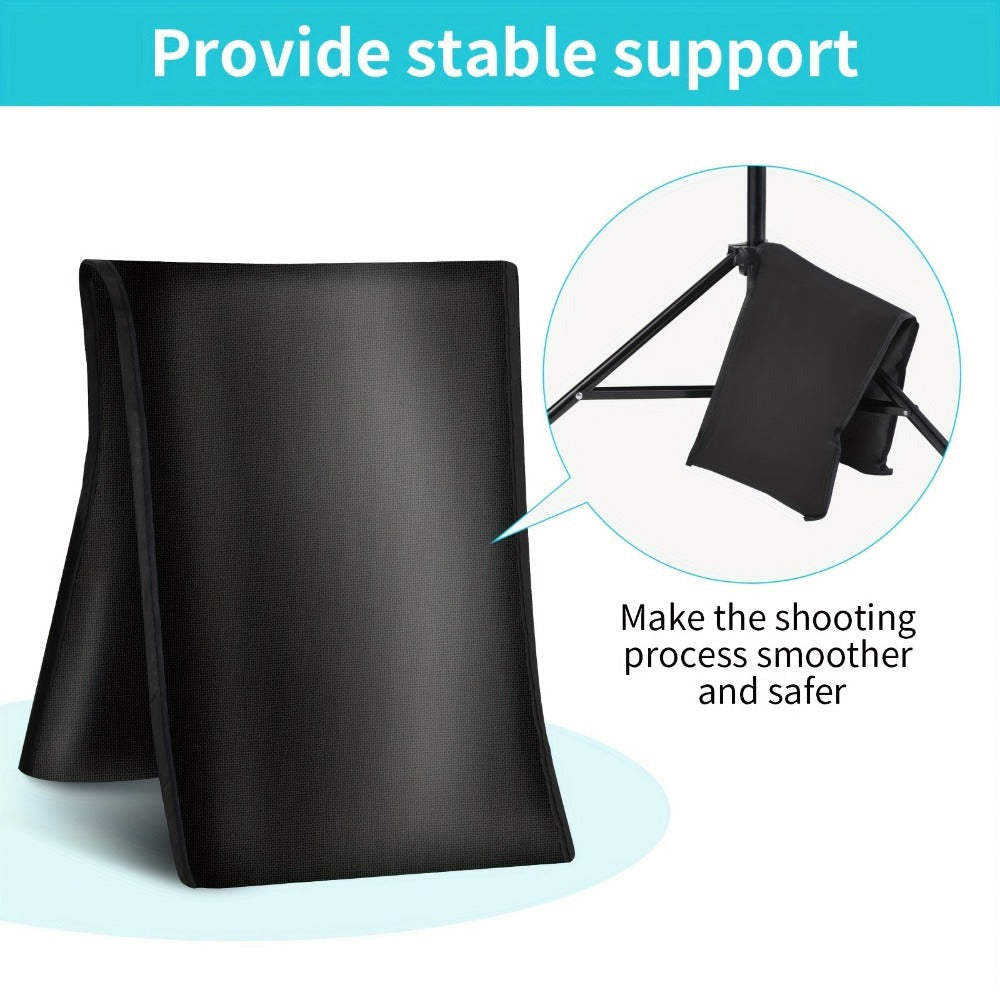 Soporte para Fondo Fotográfico, 2.6 X 3m, Soporte Ajustable con 4 Grapas y 1 Bolsa de Transporte, Incluye 2 Sacos de Arena, Ideal para Estudio Fotográfico, Retratos, Bodas y Eventos