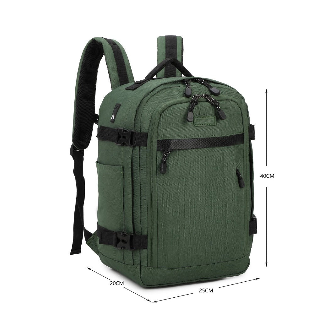 Mochila de cabina 40 x 20 x 25 cm (20 L) | Mochila ideal para viajes en avión | Mochila de cabina para hombre y mujer para el trabajo, viajes, senderismo y escuela