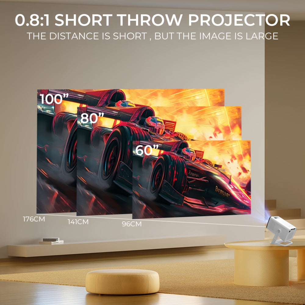 Mini proyector portátil para cine en casa y dormitorio