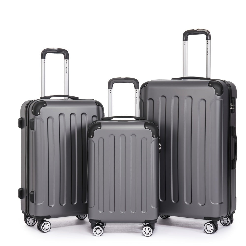 Juego de Equipaje que Incluye una Maleta de Cabina de 20 Pulgadas, una Maleta de Viaje Expandible con Ruedas Giratorias de 360 Grados, Cerradura con Contraseña, Gran Capacidad, un Equipaje de Bodega de 28 Pulgadas y un Equipaje de Mano para Viajes