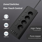 Regleta eléctrica con cable | Hogar oficina taller y dispositivos