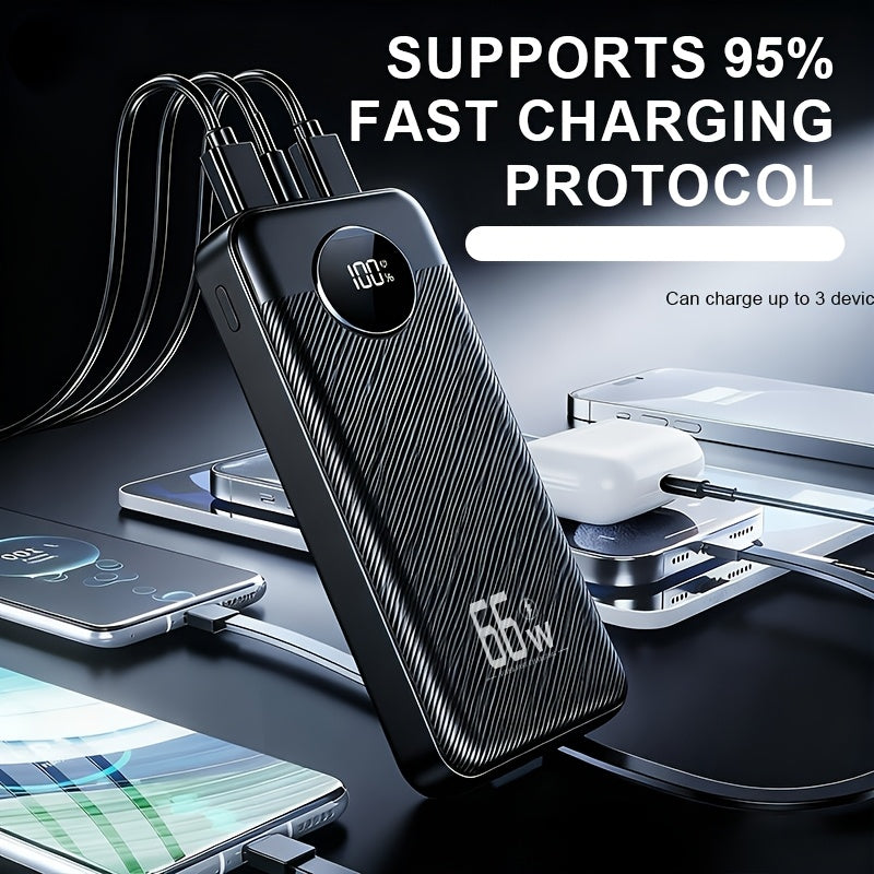 Power bank para carga durante viajes y uso diario | 50000 mAh y 66 W