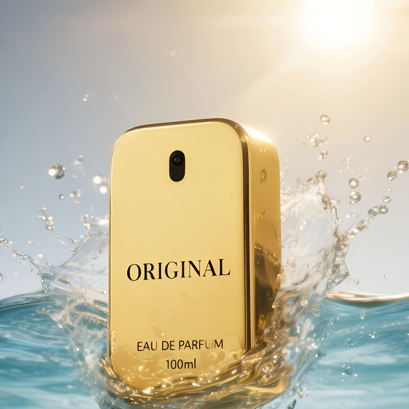 100ml (3.38fl.oz) MORAKOT ORIGINAL Eau De Parfum para Hombres | Empaque Texturizado Dorado | Toronja Sanguina + Rosa Canela + Madera Blanca, Rico y Profundo | Perfecto para Regalos de Temporada | Ideal para Uso Personal o como Regalo