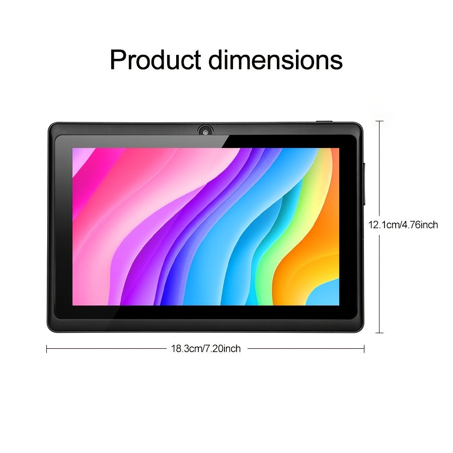 Tablet | Tablet Android 14 de 7 pulgadas, con 4GB (2GB+2GB) de RAM, 32GB de ROM, batería de 3500Mah, procesador de cuad core de alta frecuencia