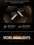 Auriculares Bluetooth | Auriculares inalámbricos Acer Ohr646 originales y oficiales, intrauditivos, inalámbricos 6.0 ANC con reducción activa de