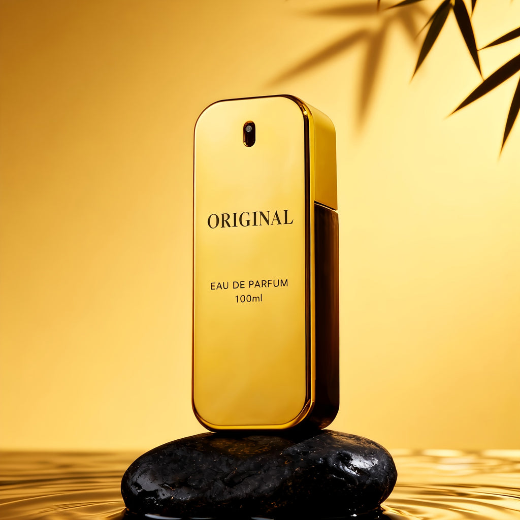 100ml (3.38fl.oz) MORAKOT ORIGINAL Eau De Parfum para Hombres | Empaque Texturizado Dorado | Toronja Sanguina + Rosa Canela + Madera Blanca, Rico y Profundo | Perfecto para Regalos de Temporada | Ideal para Uso Personal o como Regalo
