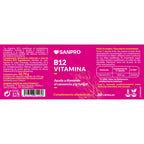 Vitamina B12 1000µg Alta Dosis | 60 Cápsulas Veganas - Sin OGM | Cianocobalamina Alta Absorción | San Pro