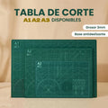 Tabla de corte doble cara / base para patchwork, manualidades, bricolaje, costura, alfombrilla de corte autorregenerable / base de corte Autocicatricante A1/A2/A3