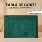 Tabla de corte doble cara / base para patchwork, manualidades, bricolaje, costura, alfombrilla de corte autorregenerable / base de corte Autocicatricante A1/A2/A3