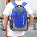 Mochila de viaje casual para hombre con gran capacidad XUANYUFAN, con correas ajustables - Tejido de Oxford duradero, cierre con cremallera, forro de poliéster, ideal para uso al aire libre y deportivo, mochila deportiva | Mochila de estilo casual | Mochi