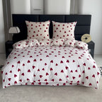 ¡Un conjunto de ropa de cama elegante en un color moderno que cambiará tu dormitorio! El conjunto incluye: 1 funda de edredón + 2 fundas de almohada (sin relleno). La tela suave y transpirable proporcionará comodidad durante todo el año - ¡perfecto para c