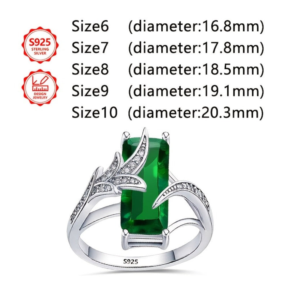 Anillo de moda exquisito para mujer PM:D20 de plata de ley 925, elegante y con estilo, con incrustaciones, un anillo de joyería de alto valor para mujer, adecuado para vacaciones, viajes y uso diario, un regalo conmemorativo perfecto para amigos